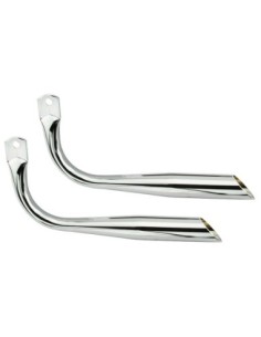 Muffler Oblique W/O Holes Chrome.